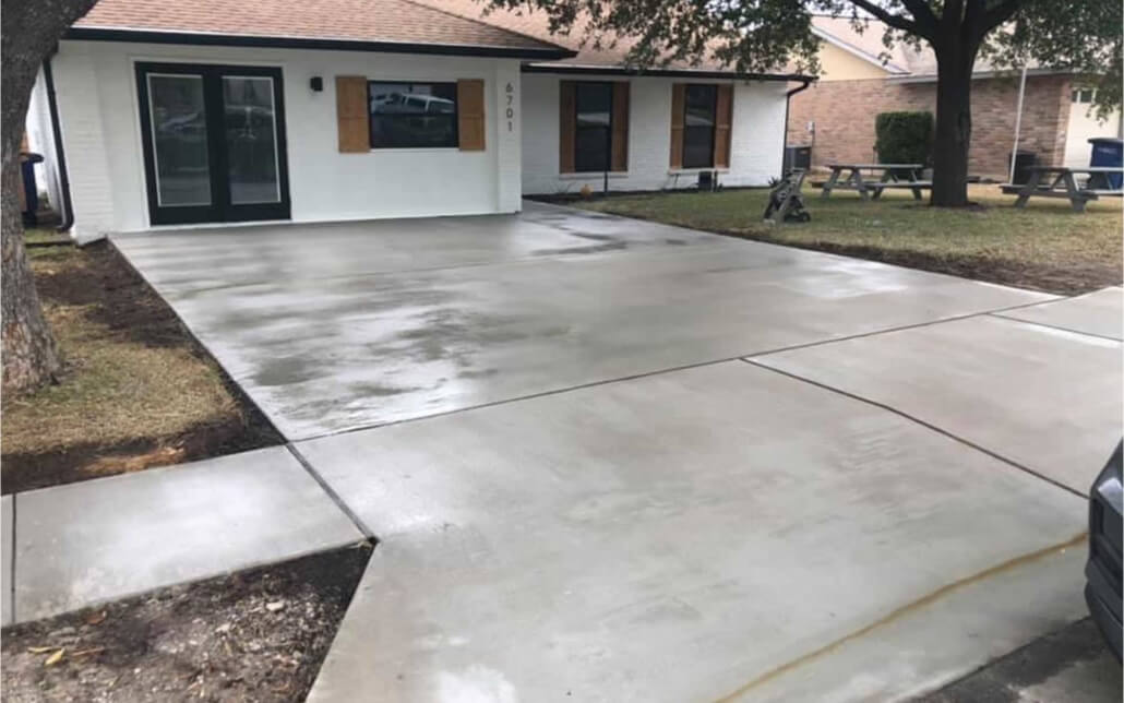Image showcasing Residential Concrete - TWT Exteriors